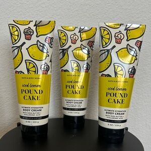 Bath & Body Works Iced Lemon Pound Cake Body Cream